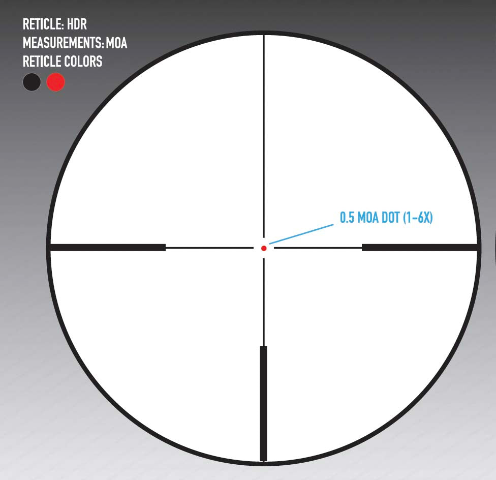 Presidio 1-6x24 HDR Rifle Scope