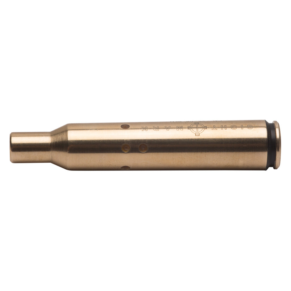 Side profile of Accudot boresight displaying auto-activation feature and laser aperture opening