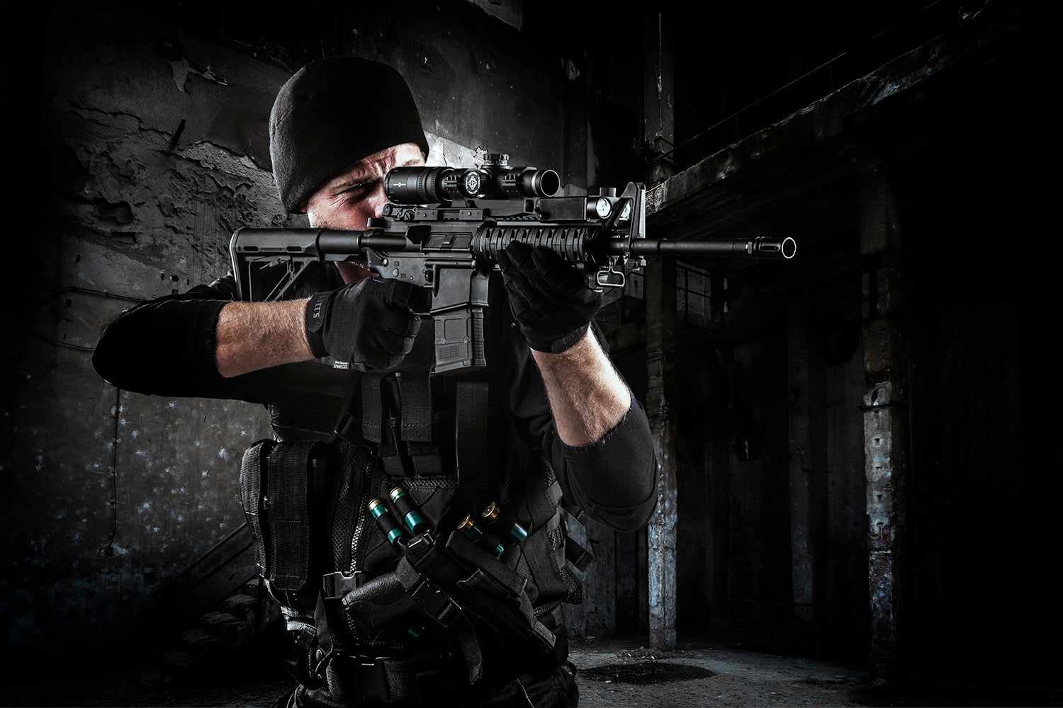 Pinnacle 1-6x24AAC Rifle Scope