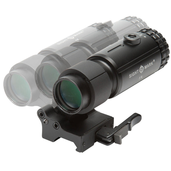 T-5 Magnifier 5X with Flip to Side Mount