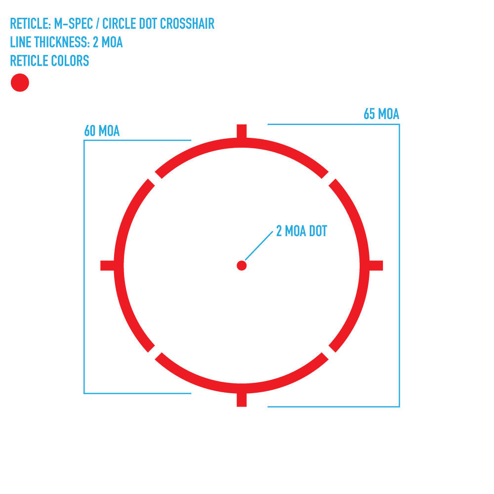 Reflex Sight with Locking Mount: Ultra Shot M-Spec FMS