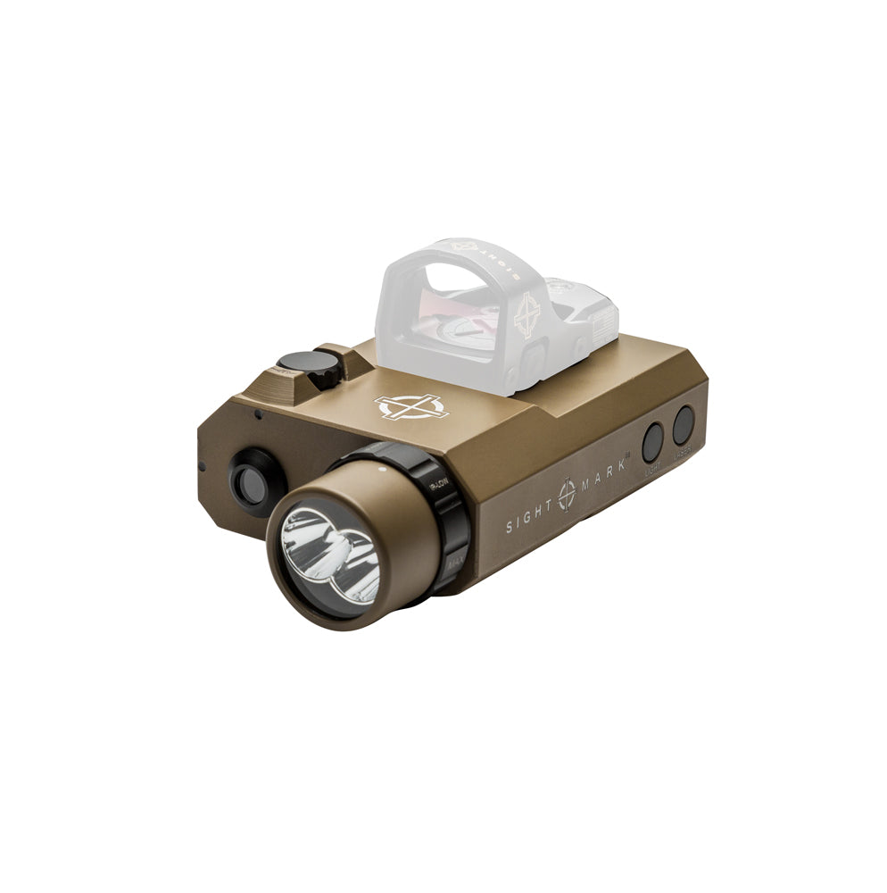 LoPro Combo Light (Visible and IR) and Green Laser - Dark Earth/Black