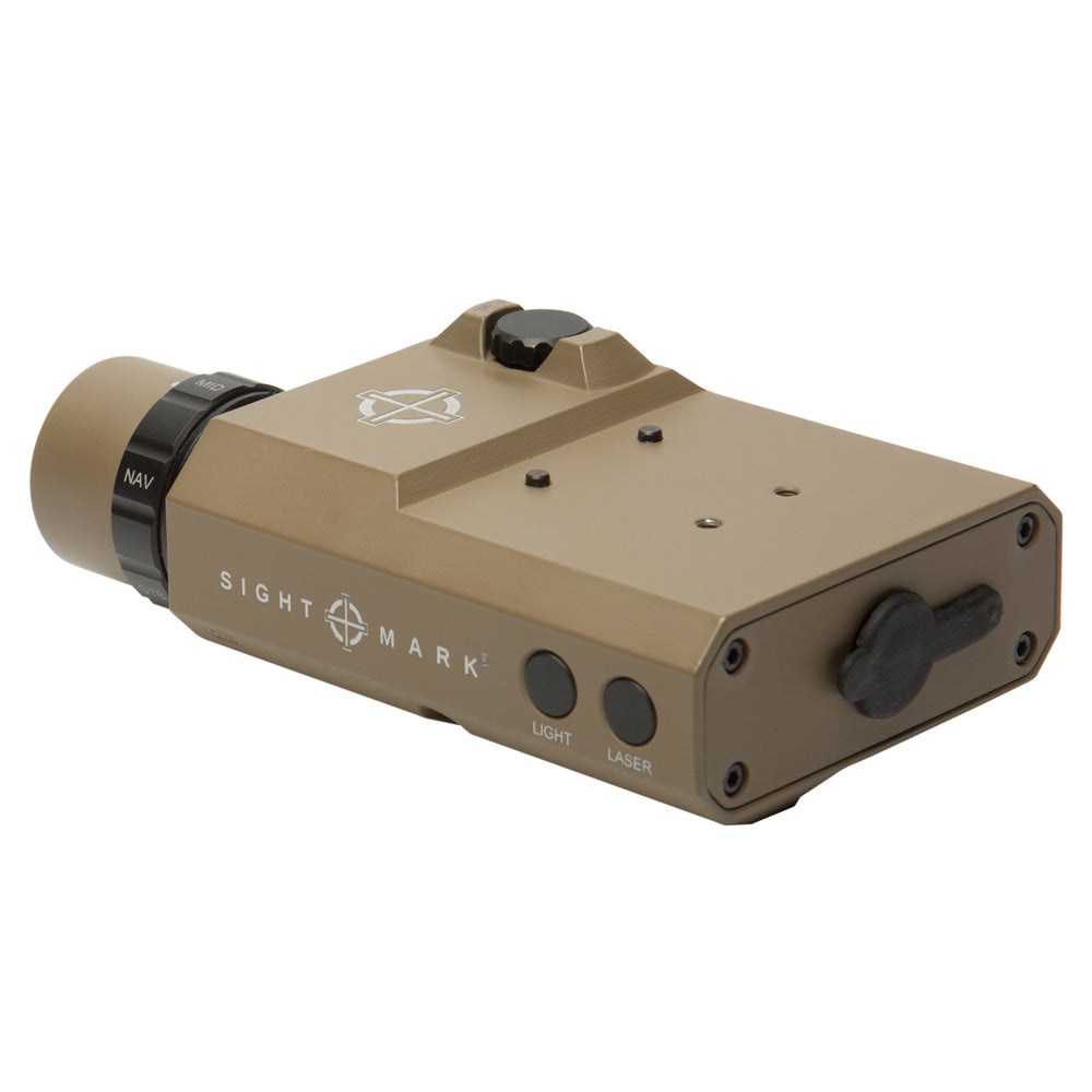 LoPro Combo Light (Visible and IR) and Green Laser - Dark Earth/Black