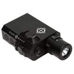 Sightmark LoPro Compact flashlight with green laser sight for tactical close-quarters applications