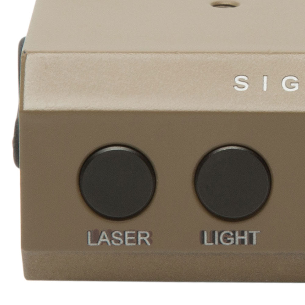 LoPro Combo Light (Visible and IR) and Green Laser - Dark Earth/Black