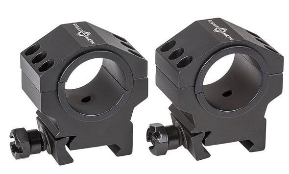 Tactical Mounting Rings - Medium/High/Extra High/Low Picatinny Rings (fits 30mm & 1inch)
