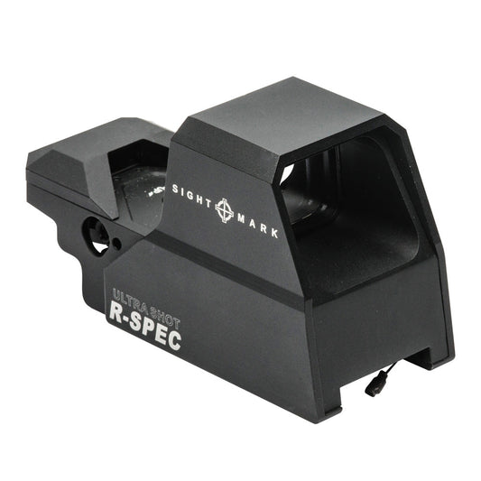 Sightmark Ultra Shot R-Spec reflex sight with wide-angle lens system and unlimited eye relief
